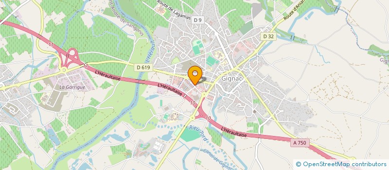 localisation de l'entreprise MADAME FLORELLE FRONZE  GIGNAC