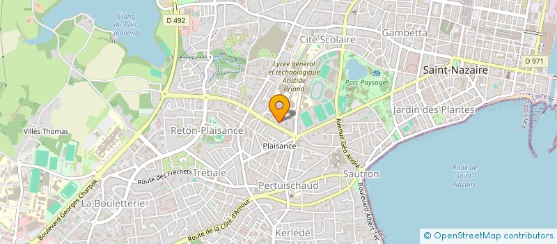 localisation de l'entreprise MADAME FLORELLE PACOT à SAINT-NAZAIRE