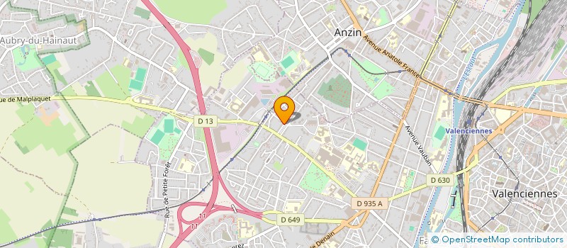 localisation de l'entreprise MADAME FLORELLE VASSEUR à VALENCIENNES