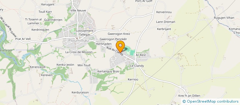 localisation de l'entreprise MADAME FLORENCE ABHAMON  PLOUMILLIAU