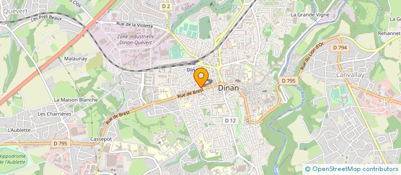 localisation de l'entreprise MADAME FLORENCE ADELINE à DINAN