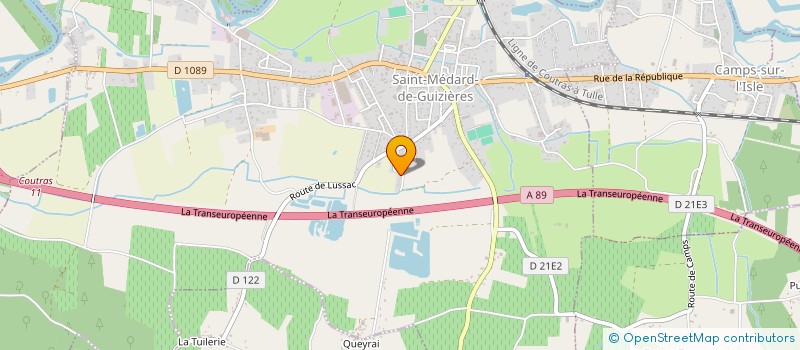 localisation de l'entreprise MADAME FLORENCE AKOGBEKAN  SAINT-MEDARD-DE-GUIZIERES