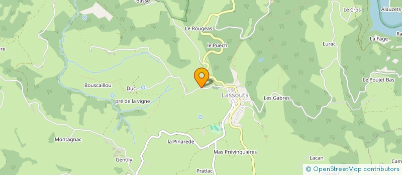 localisation de l'entreprise MADAME FLORENCE ALAUX  LASSOUTS