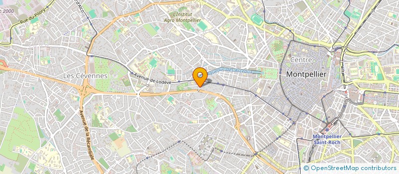localisation de l'entreprise MADAME FLORENCE ALICE EVRARD à MONTPELLIER