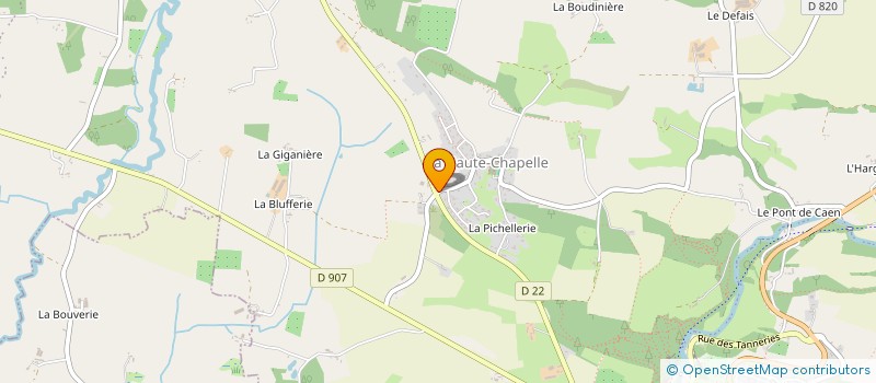 localisation de l'entreprise MADAME FLORENCE ALLIET à DOMFRONT-EN-POIRAIE