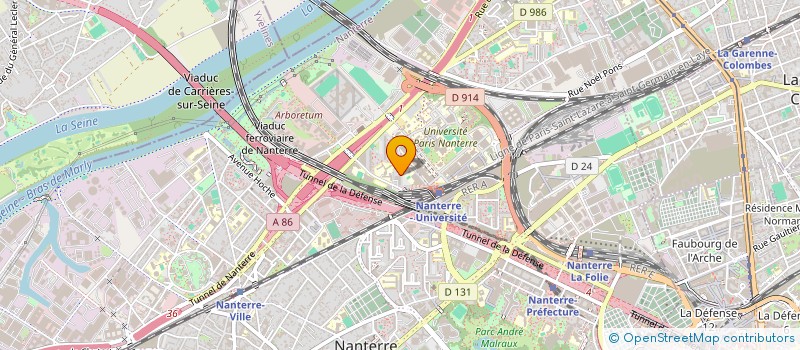 localisation de l'entreprise MADAME FLORENCE ALONZEAU  NANTERRE