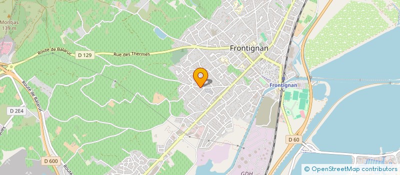 localisation de l'entreprise MADAME FLORENCE ALRIC à FRONTIGNAN