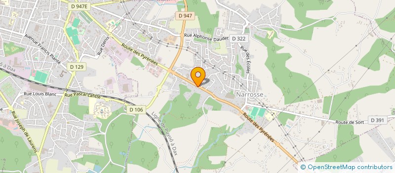 localisation de l'entreprise MADAME FLORENCE ALVES-GONCALVES  NARROSSE