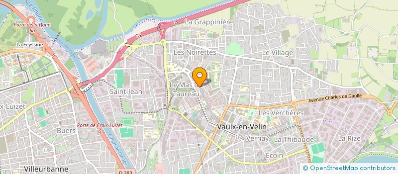 localisation de l'entreprise MADAME FLORENCE AMAN  VAULX-EN-VELIN