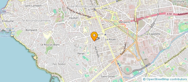 localisation de l'entreprise MADAME FLORENCE AMAUDRIC DU CHAFFAUT à MARSEILLE
