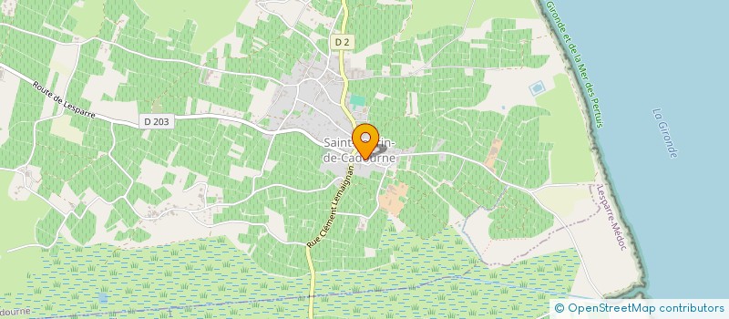 localisation de l'entreprise MADAME FLORENCE AMBACH  SAINT-SEURIN-DE-CADOURNE