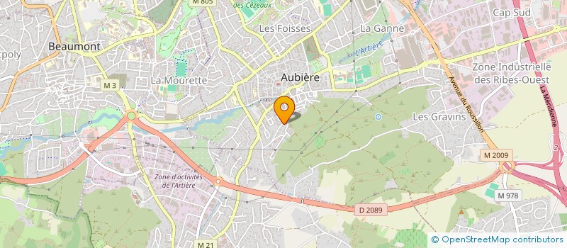 localisation de l'entreprise MADAME FLORENCE AMBLARD à AUBIERE
