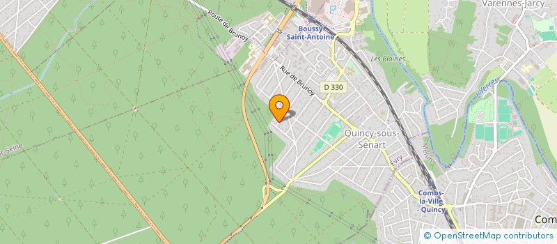 localisation de l'entreprise MADAME FLORENCE AMOUNI  QUINCY-SOUS-SENART