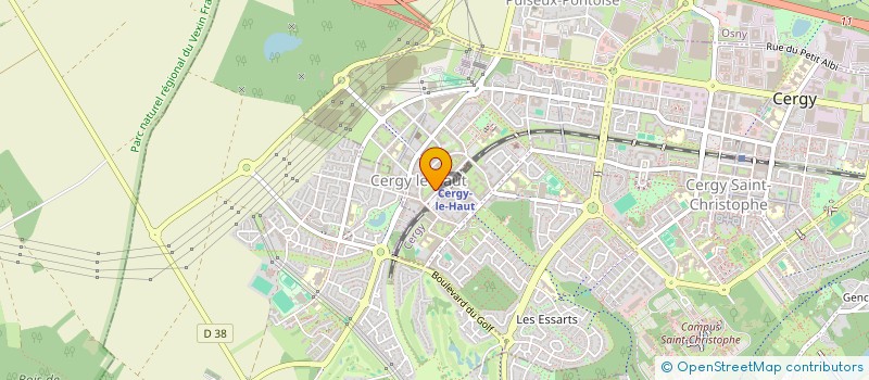 localisation de l'entreprise MADAME FLORENCE AMRAM à CERGY