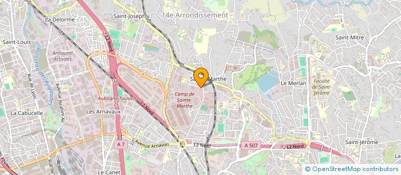 localisation de l'entreprise MADAME FLORENCE AMSELLEM à MARSEILLE