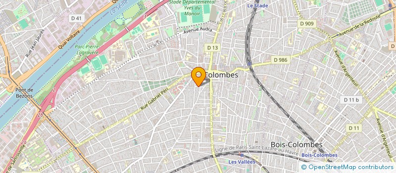 localisation de l'entreprise MADAME FLORENCE ANDRE à COLOMBES