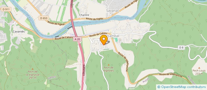 localisation de l'entreprise MADAME FLORENCE ANDRE  ARCAMBAL