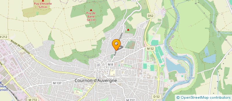 localisation de l'entreprise MADAME FLORENCE ANEAS  COURNON-D'AUVERGNE