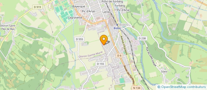 localisation de l'entreprise MADAME FLORENCE ARBIDE-VIGNARTE à BIDOS