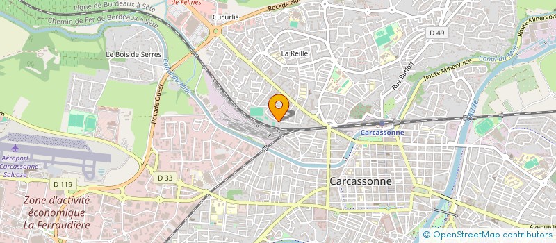 localisation de l'entreprise MADAME FLORENCE ARDOUIN  CARCASSONNE