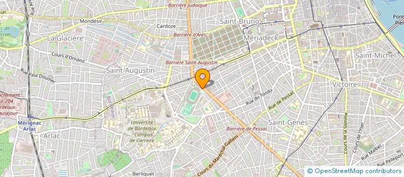 localisation de l'entreprise MADAME FLORENCE ARMAGNACQ  BORDEAUX