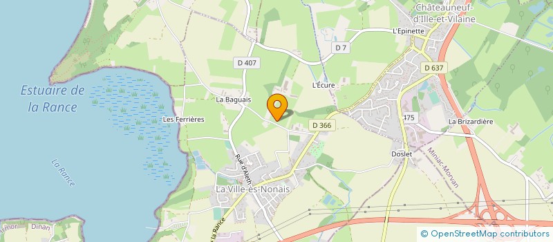 localisation de l'entreprise MADAME FLORENCE AUBREE  LA VILLE-ES-NONAIS