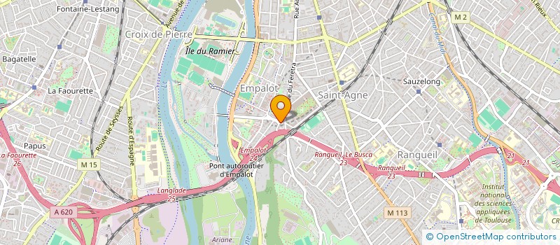 localisation de l'entreprise MADAME FLORENCE AUGE à TOULOUSE