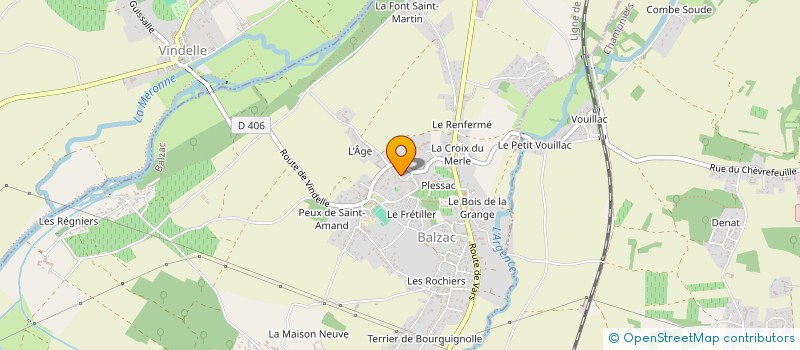 localisation de l'entreprise MADAME FLORENCE AUGUSTE  BALZAC