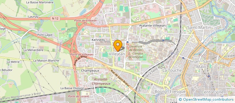 localisation de l'entreprise MADAME FLORENCE AUVIGNE  RENNES