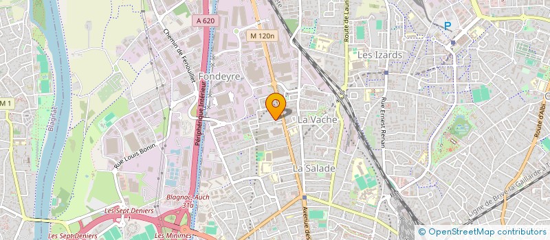 localisation de l'entreprise MADAME FLORENCE AUZERIC à TOULOUSE