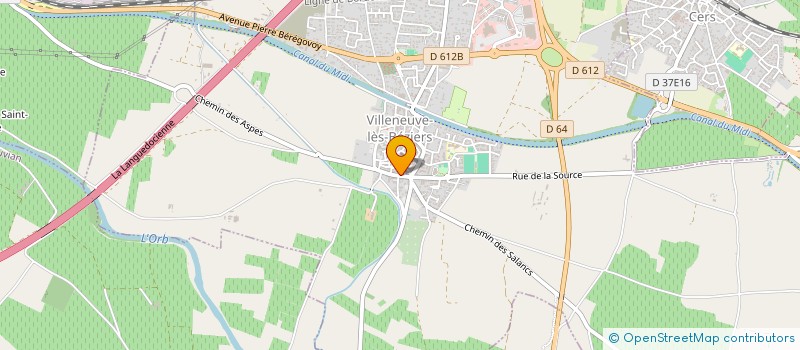 localisation de l'entreprise MADAME FLORENCE AVEROUS à VILLENEUVE-LES-BEZIERS