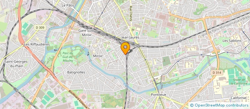 localisation de l'entreprise MADAME FLORENCE BABINOT  LE MANS