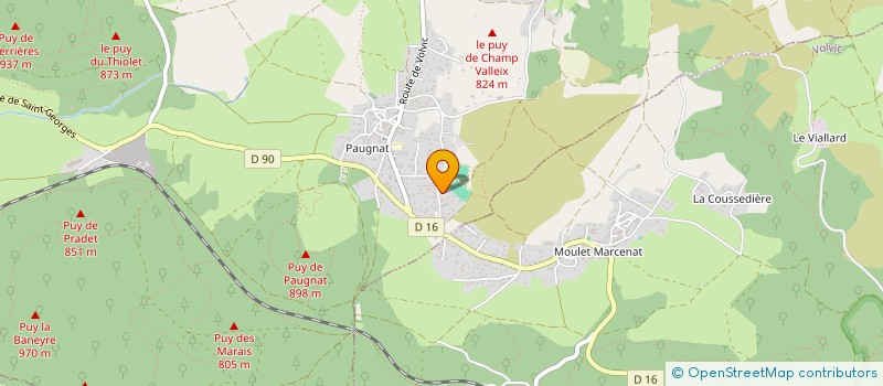 localisation de l'entreprise MADAME FLORENCE BACHELARD  CHARBONNIERES-LES-VARENNES