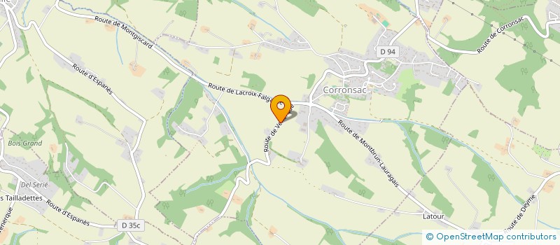 localisation de l'entreprise MADAME FLORENCE BACHOU  ESPANES