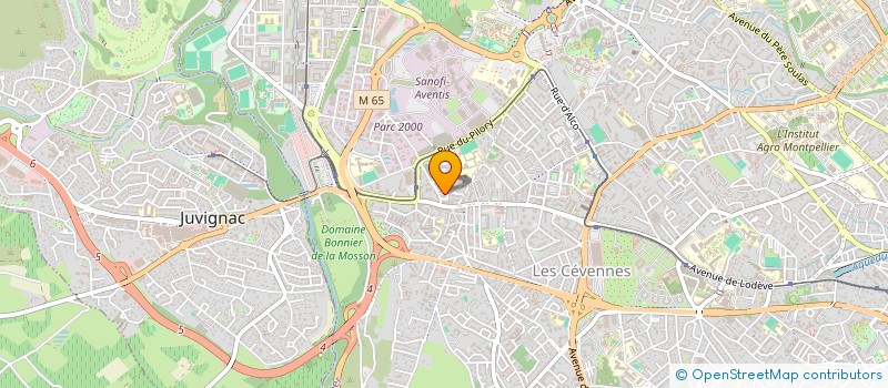 localisation de l'entreprise MADAME FLORENCE BAGNOL à MONTPELLIER