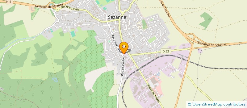 localisation de l'entreprise MADAME FLORENCE BAILLY  SEZANNE