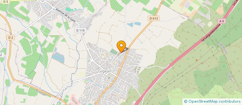 localisation de l'entreprise MADAME FLORENCE BALDASSARI  GIGEAN