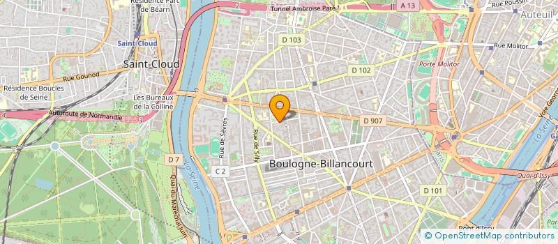localisation de l'entreprise MADAME FLORENCE BALESI  BOULOGNE-BILLANCOURT