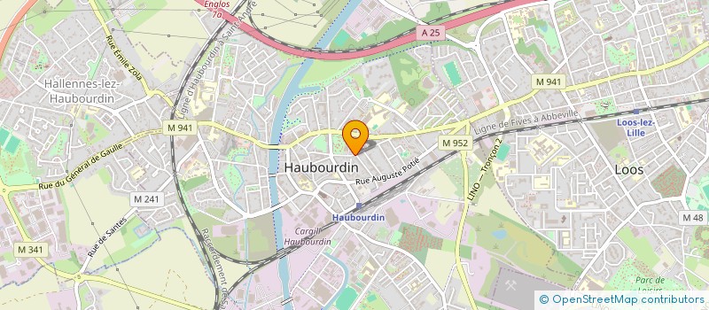 localisation de l'entreprise MADAME FLORENCE BAR  HALLENNES-LEZ-HAUBOURDIN