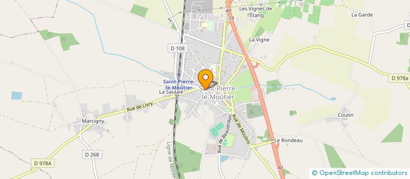 localisation de l'entreprise MADAME FLORENCE BARBESANGE à SAINT-PIERRE-LE-MOUTIER
