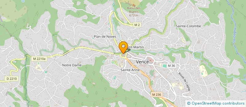 localisation de l'entreprise MADAME FLORENCE BARBIER à VENCE