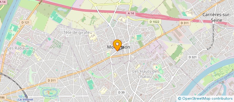 localisation de l'entreprise MADAME FLORENCE BARBIER  MONTESSON