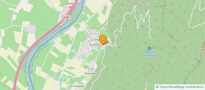 localisation de l'entreprise MADAME FLORENCE BARDELLINI  LA RIVIERE