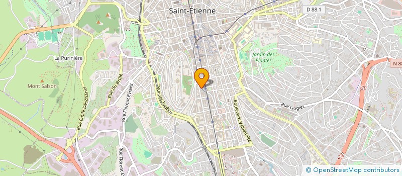 localisation de l'entreprise MADAME FLORENCE BARNOLA  SAINT-ETIENNE