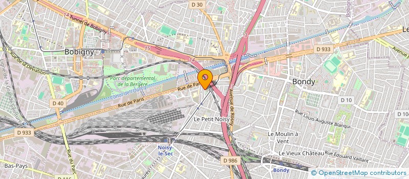localisation de l'entreprise MADAME FLORENCE BARON à NOISY-LE-SEC