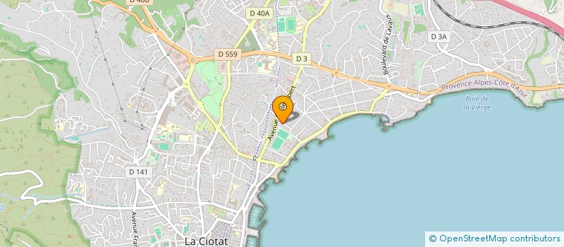 localisation de l'entreprise MADAME FLORENCE BARRAILLER  LA CIOTAT
