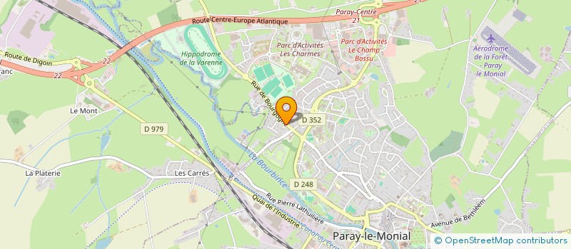 localisation de l'entreprise MADAME FLORENCE BARRAUD à PARAY-LE-MONIAL
