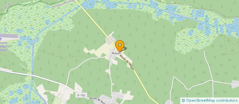 localisation de l'entreprise MADAME FLORENCE BARRET  VENDAYS-MONTALIVET