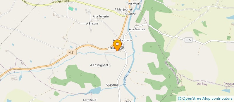 localisation de l'entreprise MADAME FLORENCE BATISSE  SAINT-JEAN-LE-COMTAL