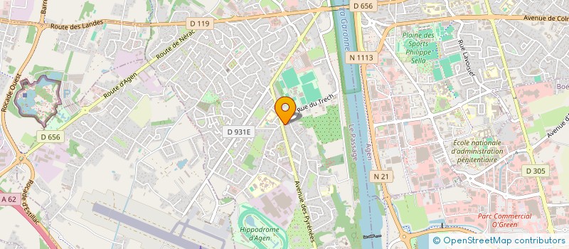 localisation de l'entreprise MADAME FLORENCE BATT  LE PASSAGE